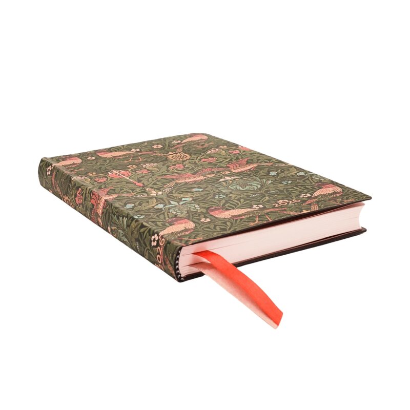 PAPERBLANKS Agenda Semainier Vertical - 2026 12-Mois Flexis Morris Birds Mini
