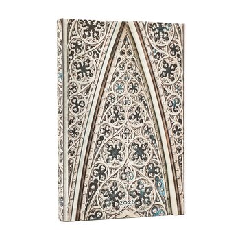 PAPERBLANKS Agenda Semainier Vertical - 2026 12-Mois Vault of the Milan Cathedral Mini