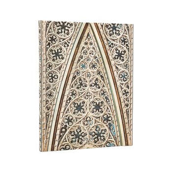 PAPERBLANKS Agenda Semainier Vertical - 2026 12-Mois Vault of the Milan Cathedral Ultra