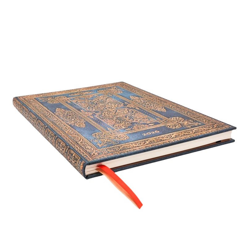 PAPERBLANKS Agenda Semainier Vertical - 2026 12-Mois Blue Luxe Grande