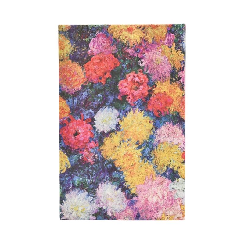 PAPERBLANKS Agenda Semainier Vertical - 2026 12-Mois Monet’s Chrysanthemums Maxi