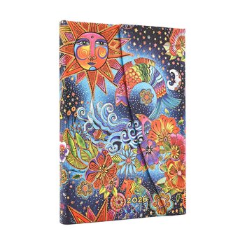 PAPERBLANKS Agenda Semainier Horizontal - 2026 12-Mois Celestial Magic Mini
