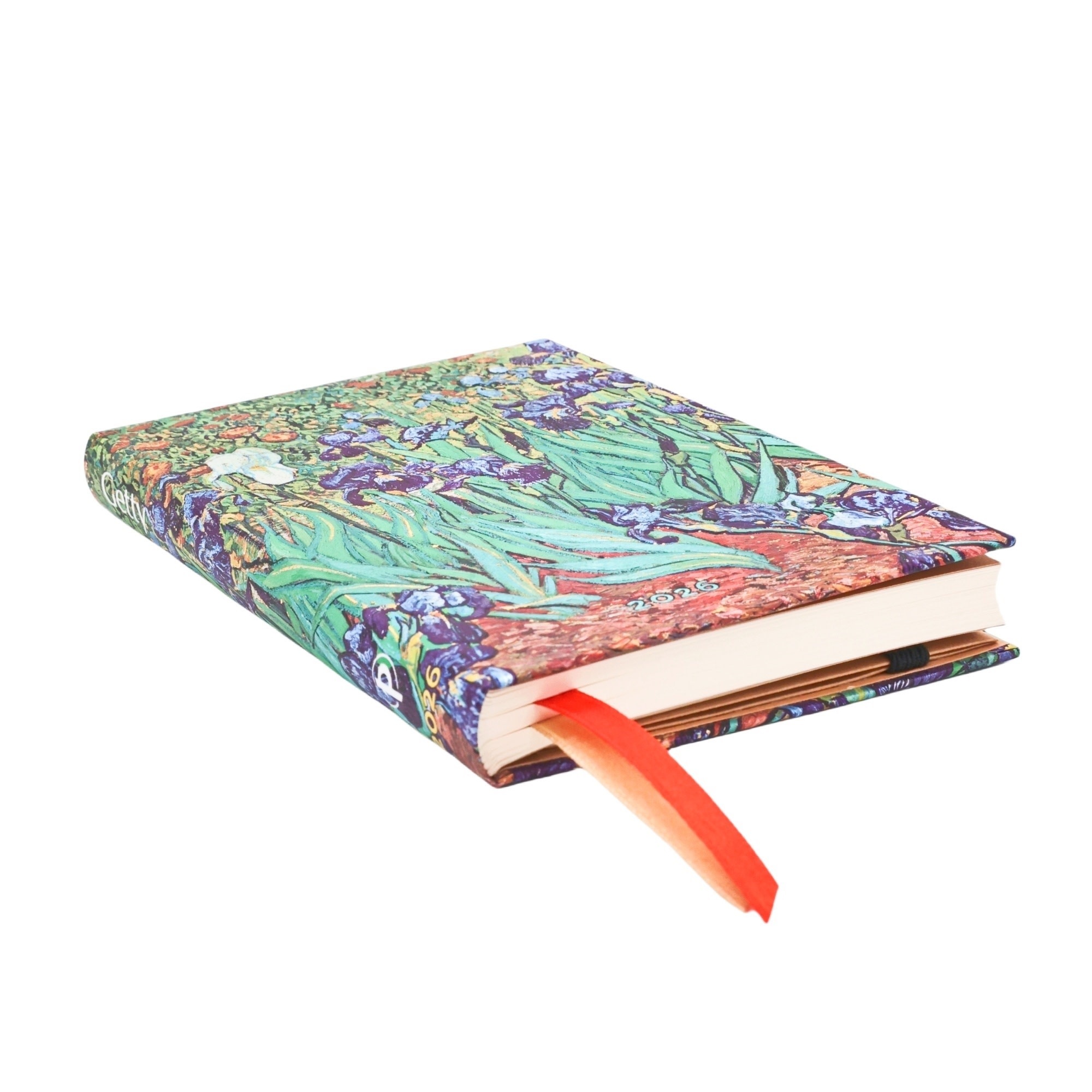 PAPERBLANKS Agenda Semainier Horizontal - 2026 12-Mois Van Gogh’s Irises Mini