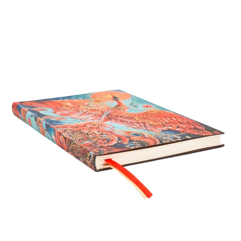 PAPERBLANKS Agenda Semainier Horizontal - 2026 12-Mois Flexis Firebird Maxi