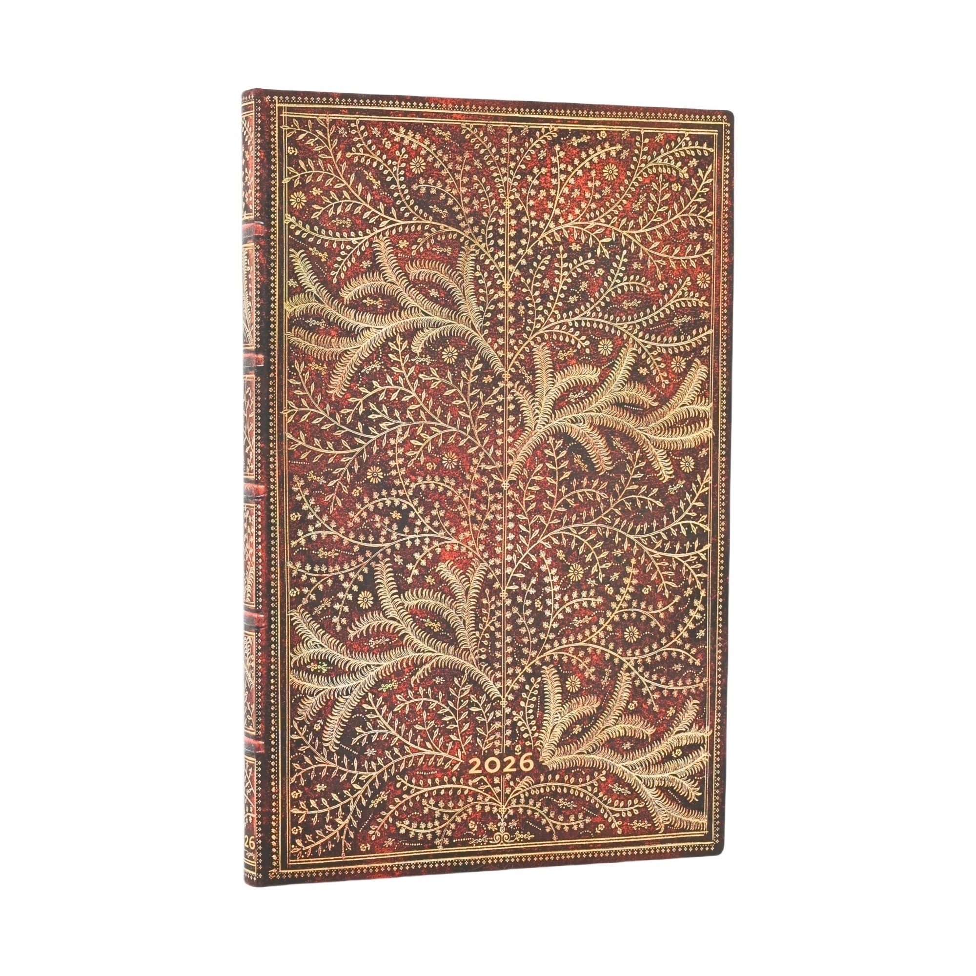 PAPERBLANKS Agenda Semainier Horizontal - 2026 12-Mois Flexis Wildwood Maxi
