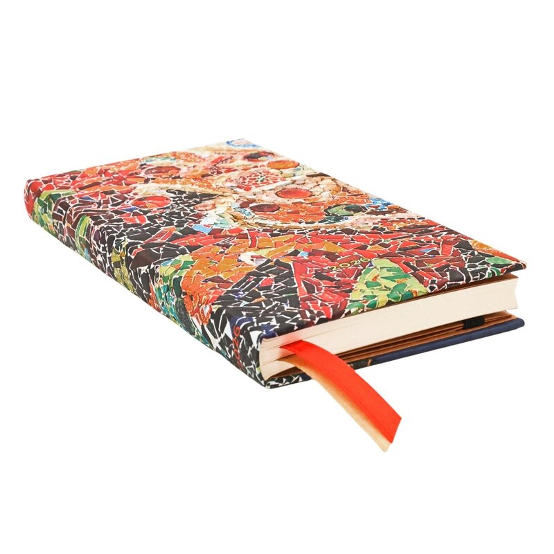 PAPERBLANKS Agenda Semainier Horizontal - 2026 12-Mois Gaudi’s Sun Slim