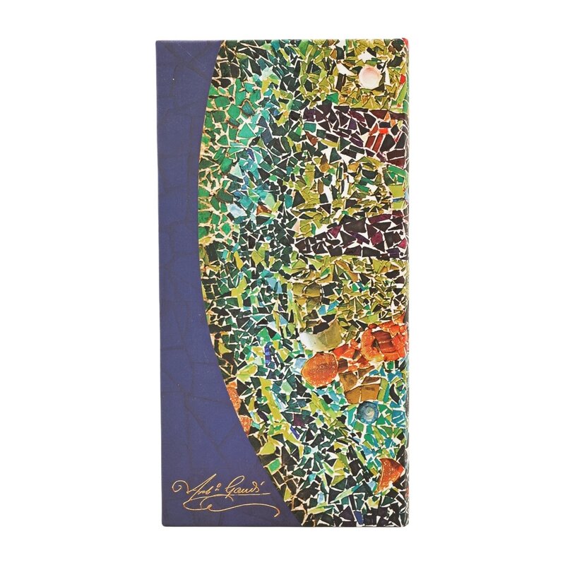 PAPERBLANKS Agenda Semainier Horizontal - 2026 12-Mois Gaudi’s Sun Slim