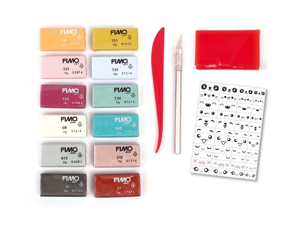 GRAINE CREATIVE Mallette Fimo Kawaii Yummy Family