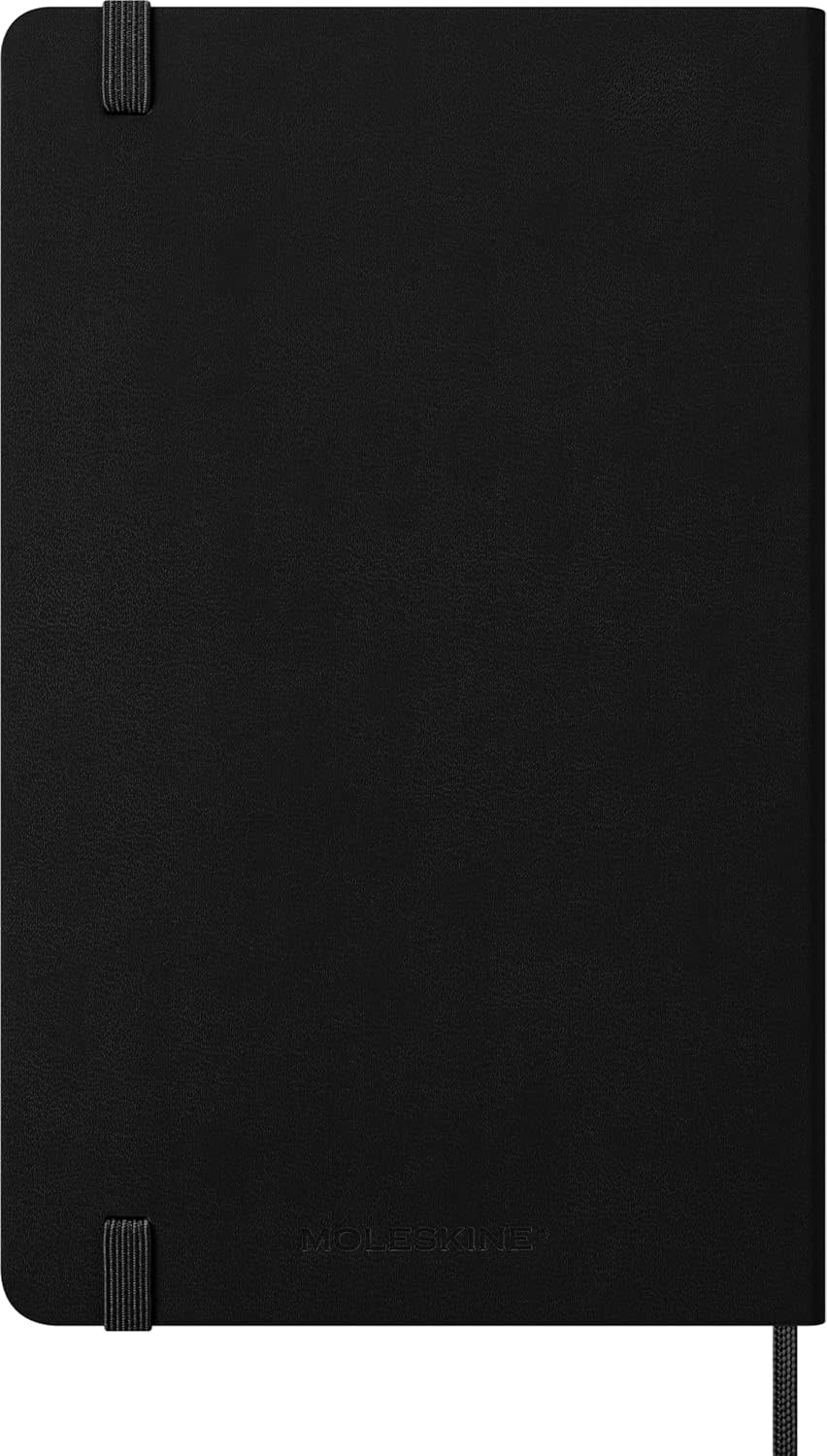 MOLESKINE Agendas 12 Mois Semainier Horizontal Grand Format 13x21cm Rigide Noir
