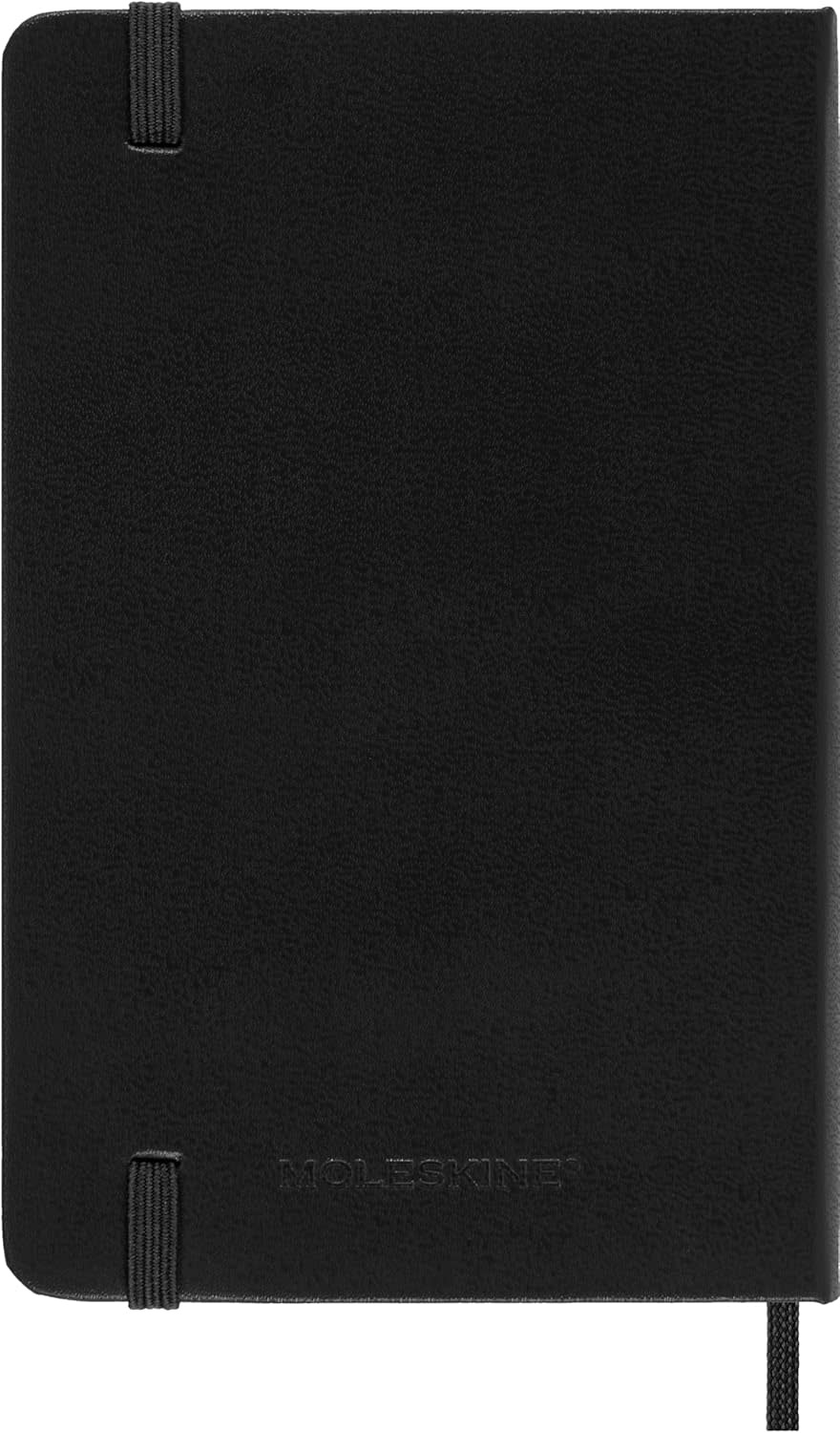 MOLESKINE Agendas 12 Mois Semainier Grand Format 13x21cm Rigide Noir