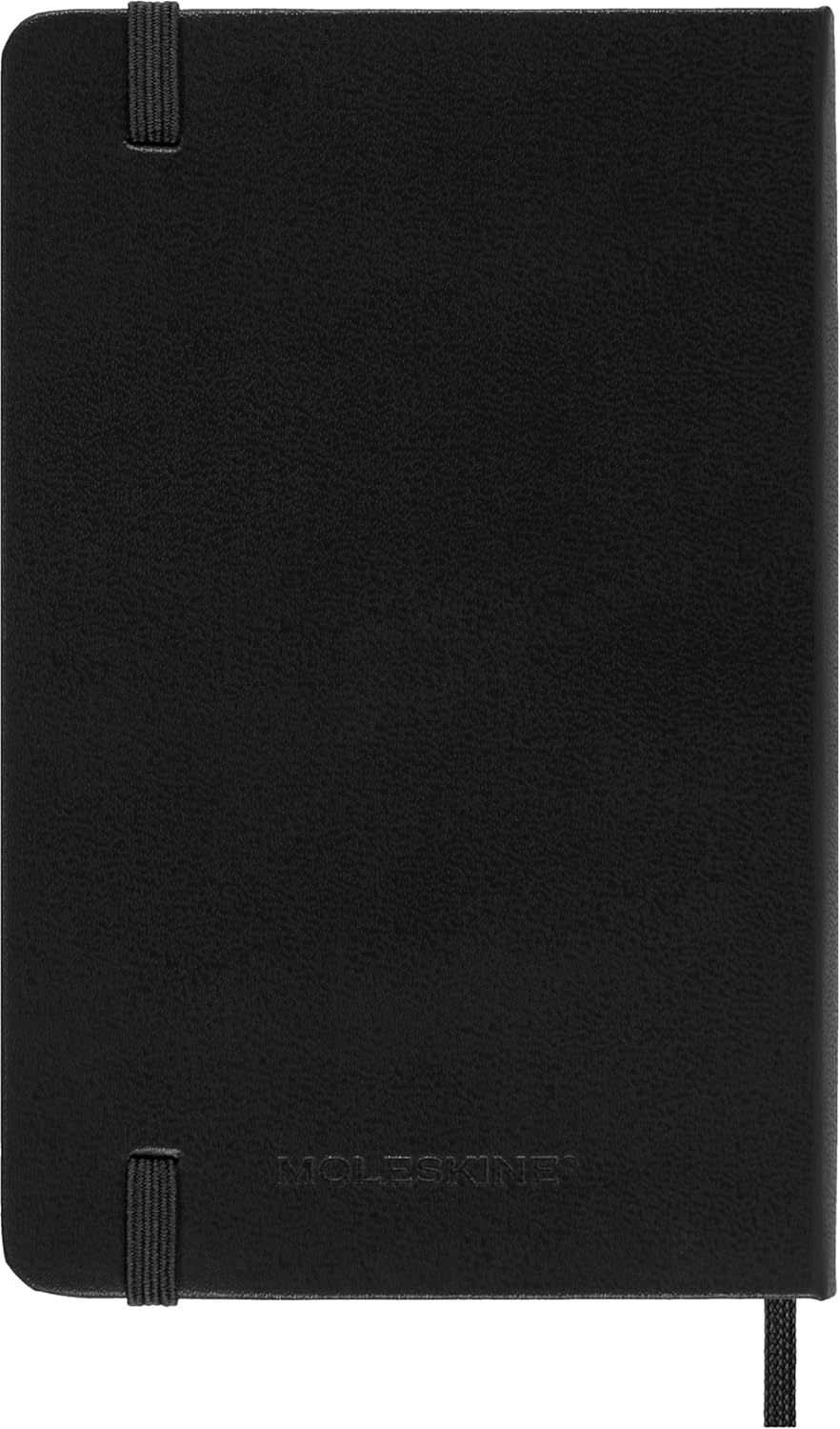 MOLESKINE Agendas 12 Mois Semainier Vertical Format Poche 9x14cm Rigide Noir