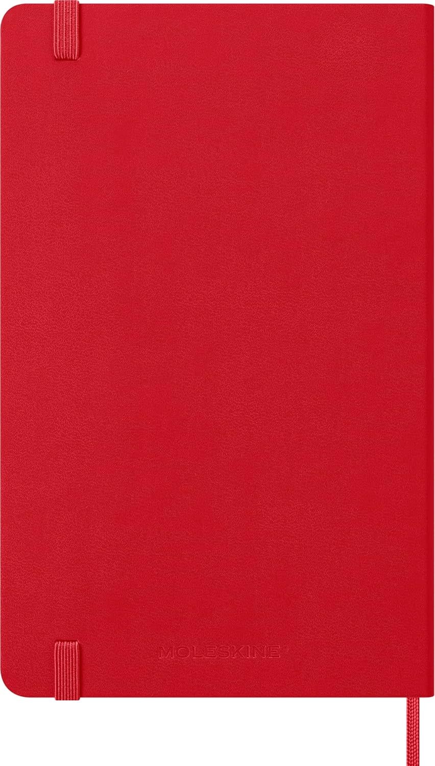MOLESKINE Agendas 12 Mois Semainier Grand Format 13x21cm Rigide Rouge Scarlet