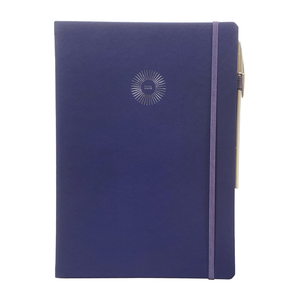 EPOPEE Agenda civil semainier vertical Clémence B5 17x25 cm Couleurs aléatoires