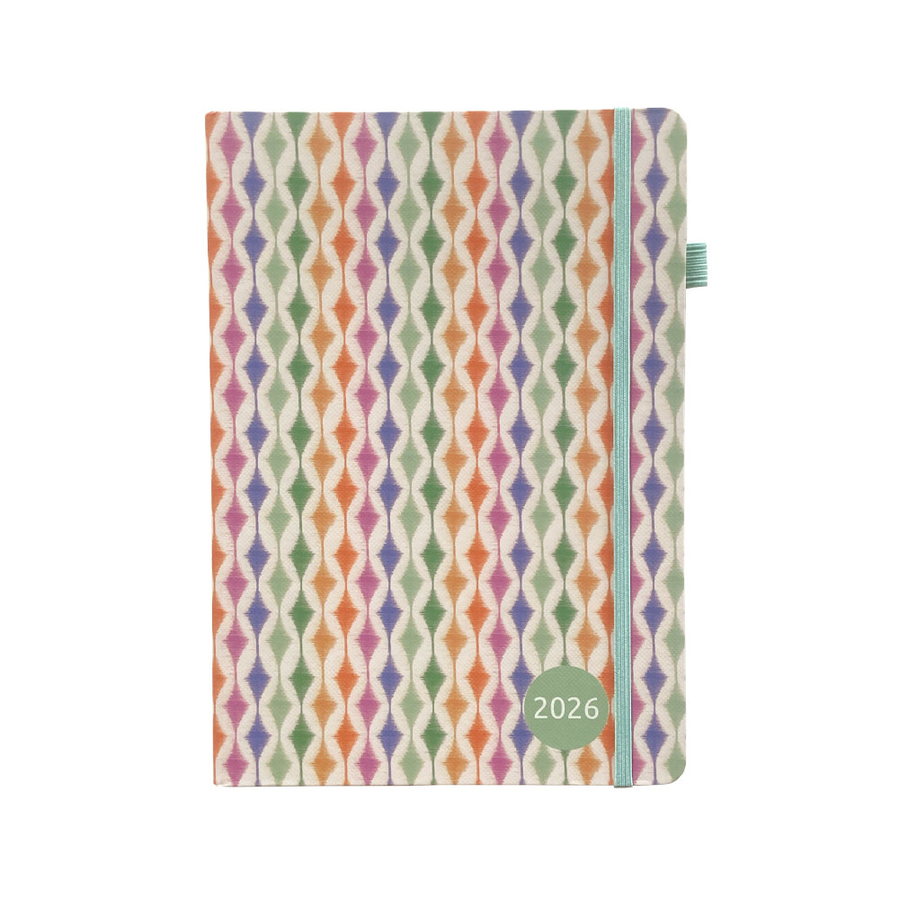 EPOPEE Agenda civil  semainier horizontal + notes  Félicité A5 15x21cm Modèles aléatoires