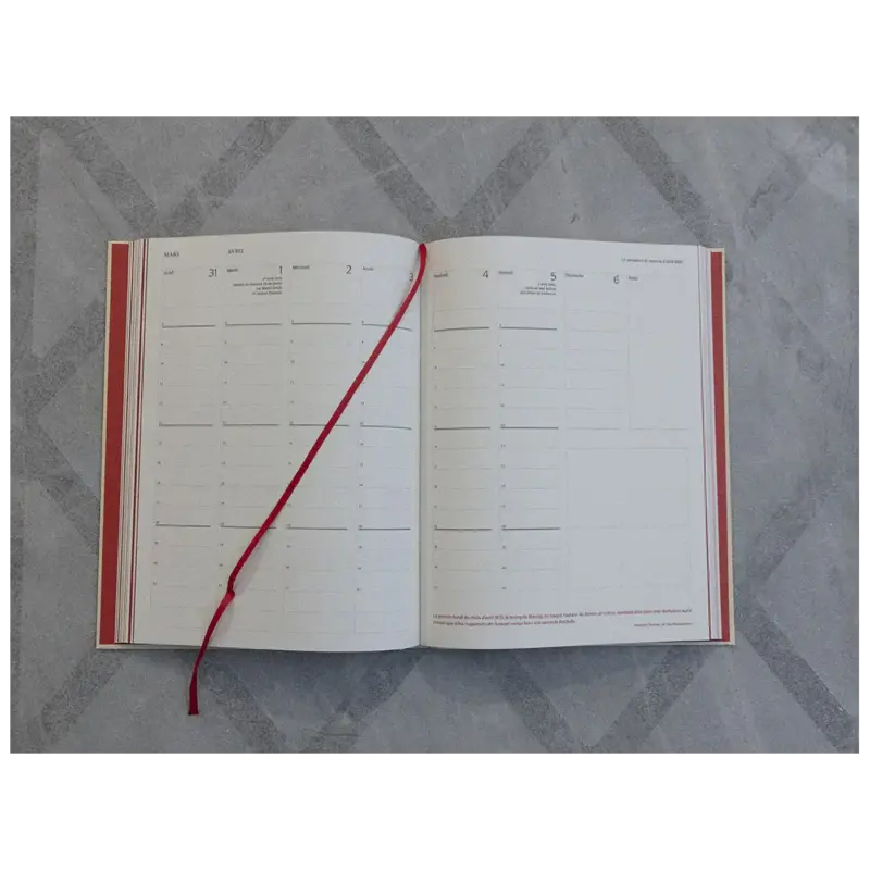 GALLIMARD Agenda Litteraire Grand Format Janv/Déc 2026