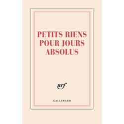 GALLIMARD Carnet Ligné Petits Riens Pour Jours Absolus