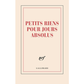GALLIMARD Carnet Ligné Petits Riens Pour Jours Absolus