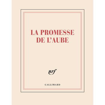 GALLIMARD Carnet Carré La Promesse De L'Aube