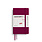 LEUCHTTURM 1917 Agenda Semainier Horizontal Pocket (A6) 2026 Port Red Couverture souple Anglais