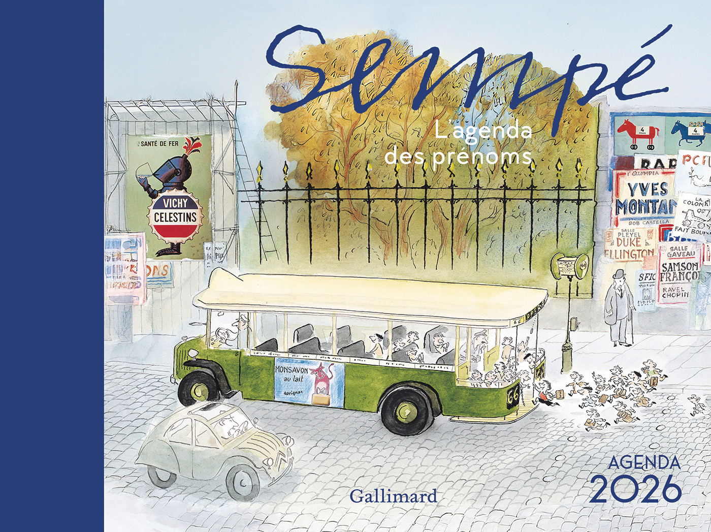 GALLIMARD Agenda 2026 Sempé