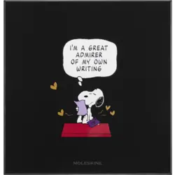 MOLESKINE Coffret Collector Peanuts -  Carnet Snoopy + 4 Crayons