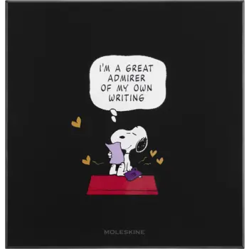 MOLESKINE Coffret Collector Peanuts -  Carnet Snoopy + 4 Crayons