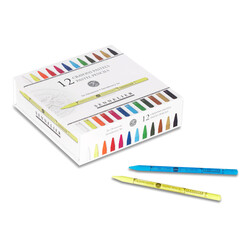 SENNELIER Boite 12 Crayons Pastels Couleurs assorties