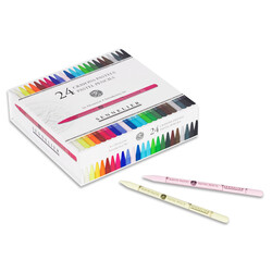 SENNELIER Boite 24 Crayons Pastels Couleurs assorties