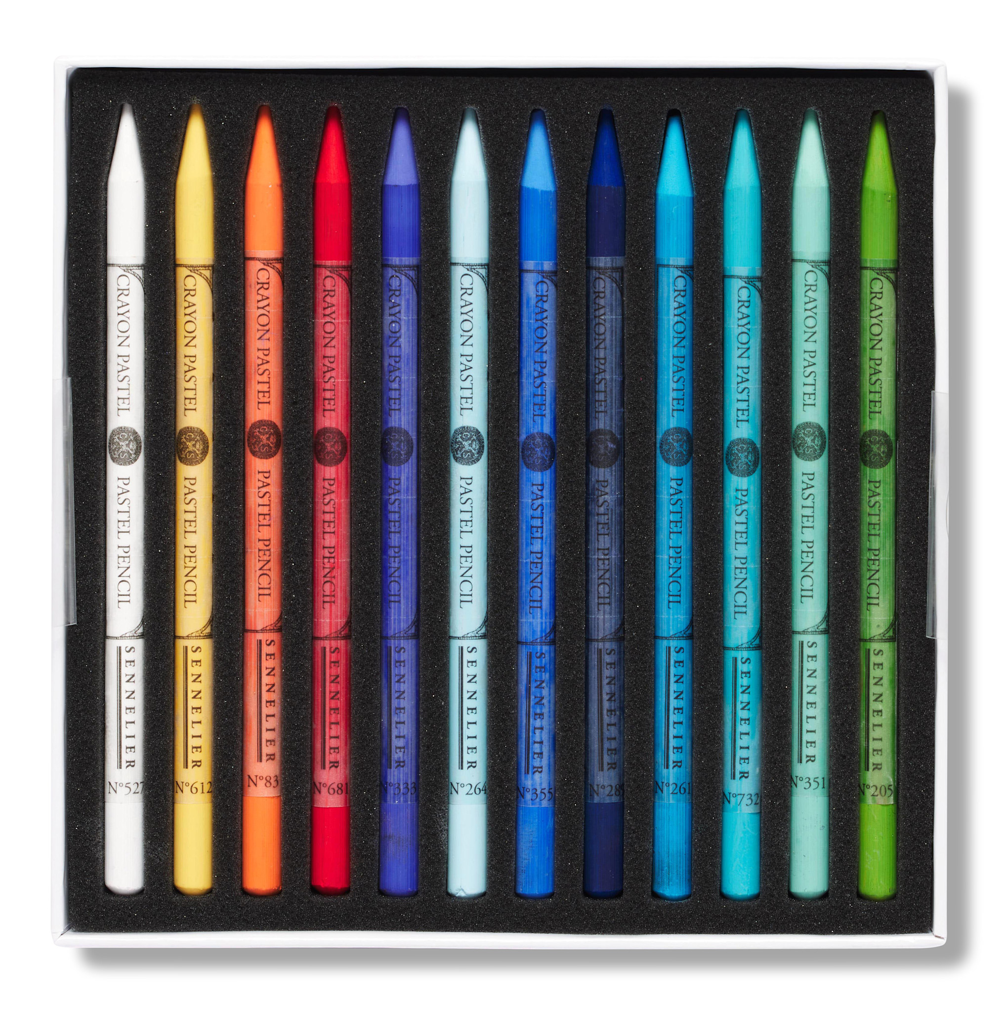 SENNELIER Boite 24 Crayons Pastels Paysage Couleurs assorties