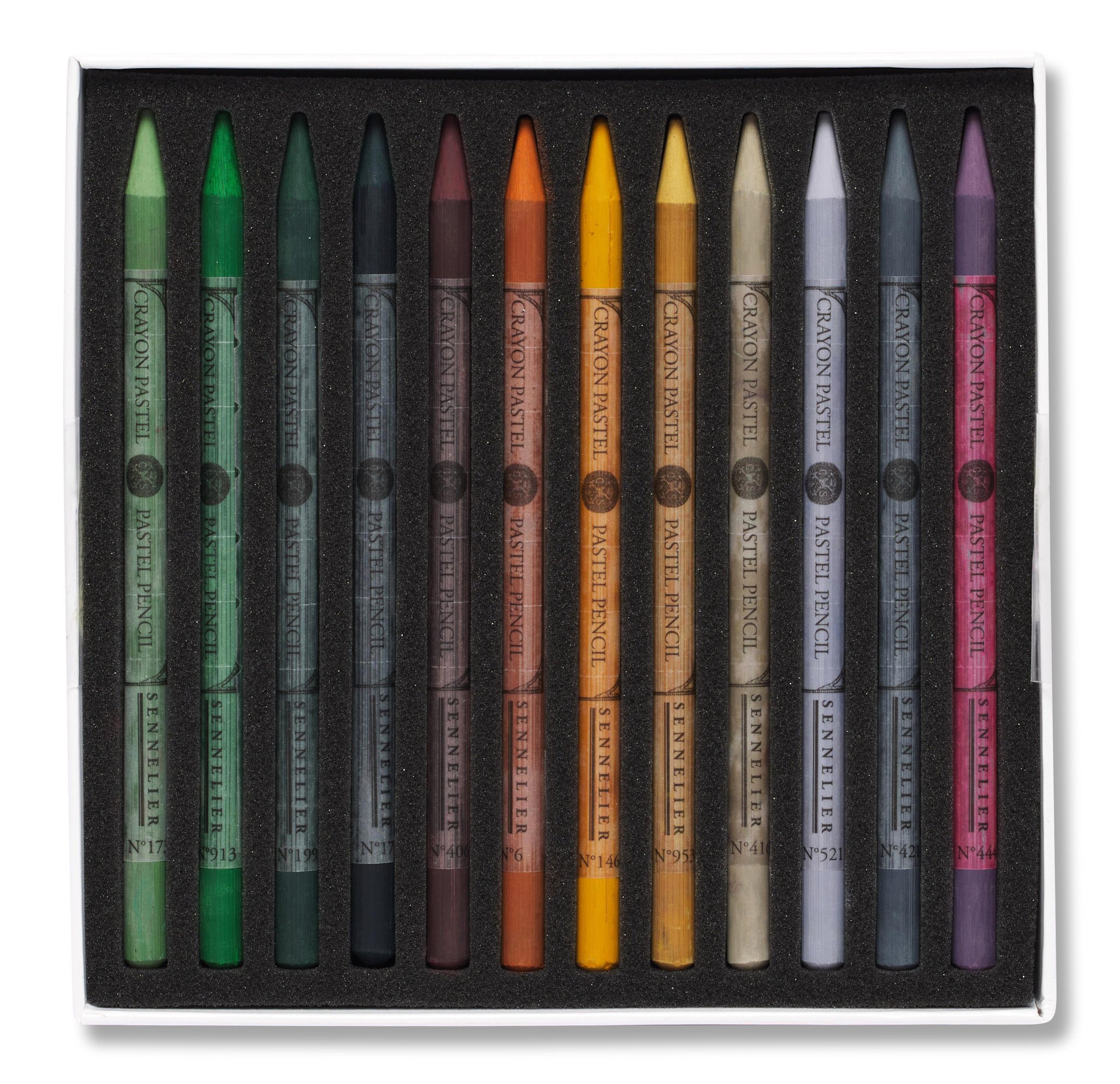 SENNELIER Boite 24 Crayons Pastels Paysage Couleurs assorties