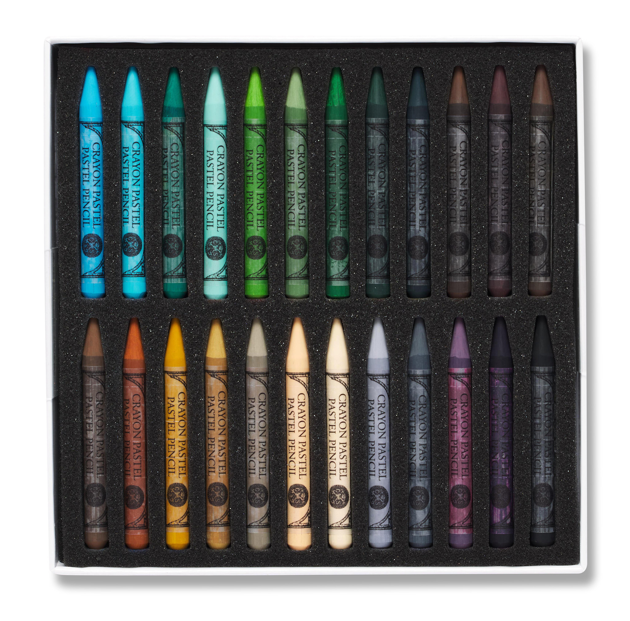 SENNELIER Boite 48 1/2 Crayons Pastels Couleurs assorties