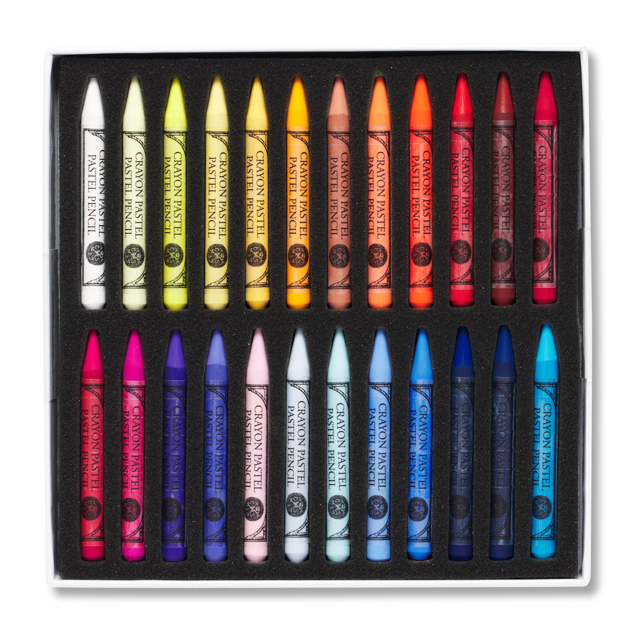 SENNELIER Boite 48 1/2 Crayons Pastels Couleurs assorties