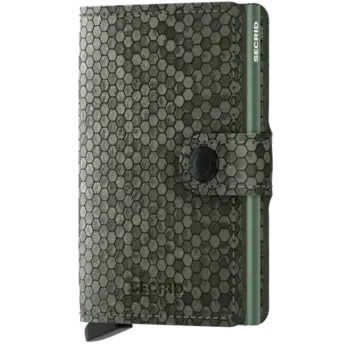 SECRID Miniwallet Hexagon Green