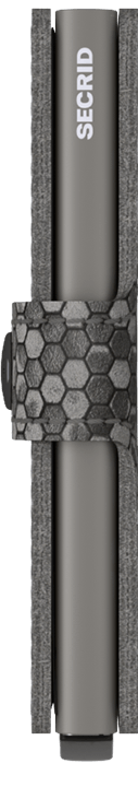SECRID Miniwallet Hexagon Grey