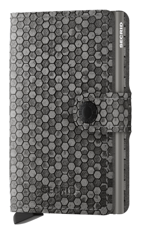 SECRID Miniwallet Hexagon Grey
