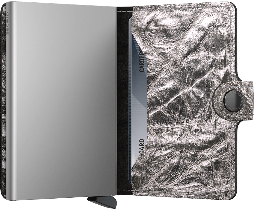 SECRID Miniwallet Crunch Silver