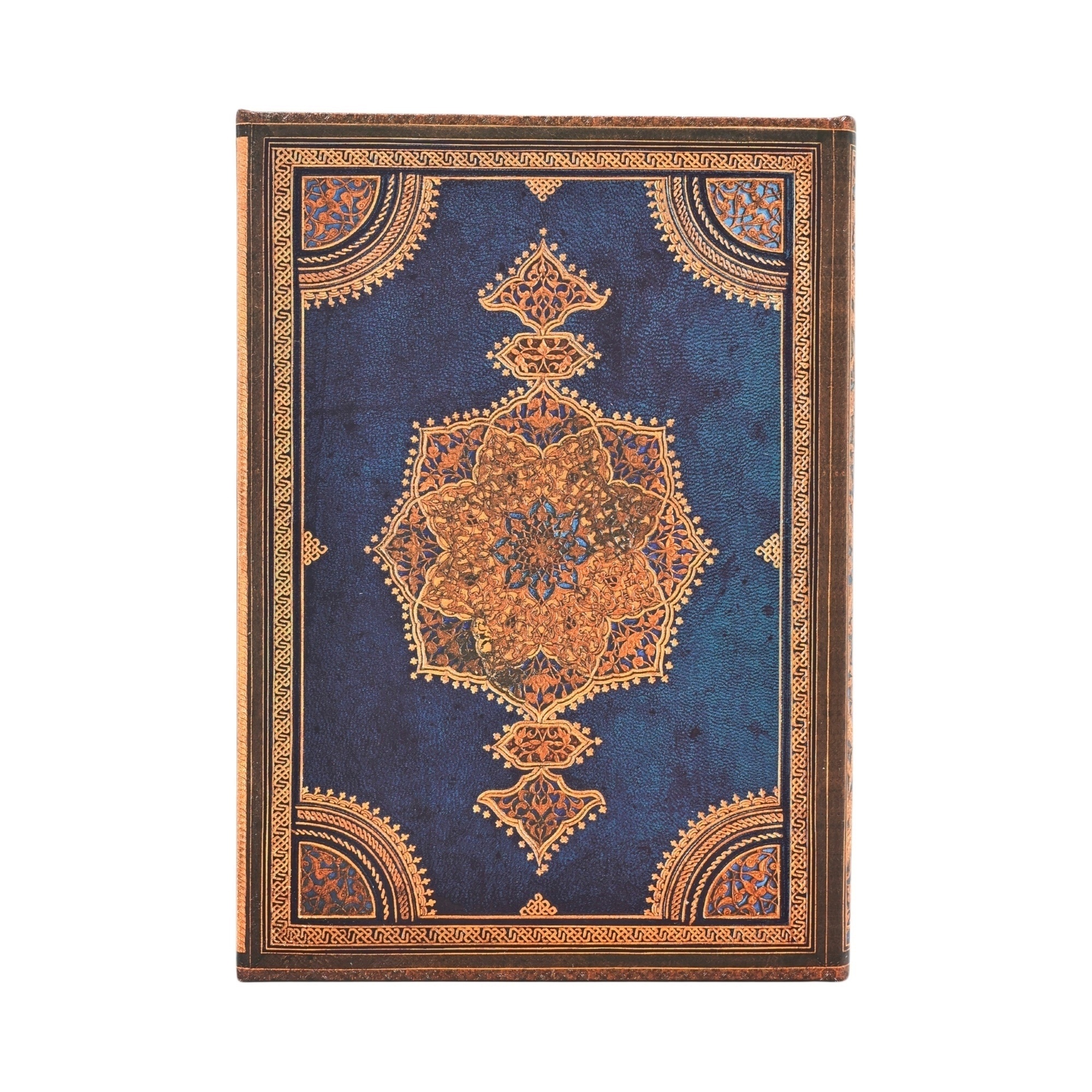 PAPERBLANKS Agenda Semainier Vertical - 2026 12-Mois Safavid Indigo Midi
