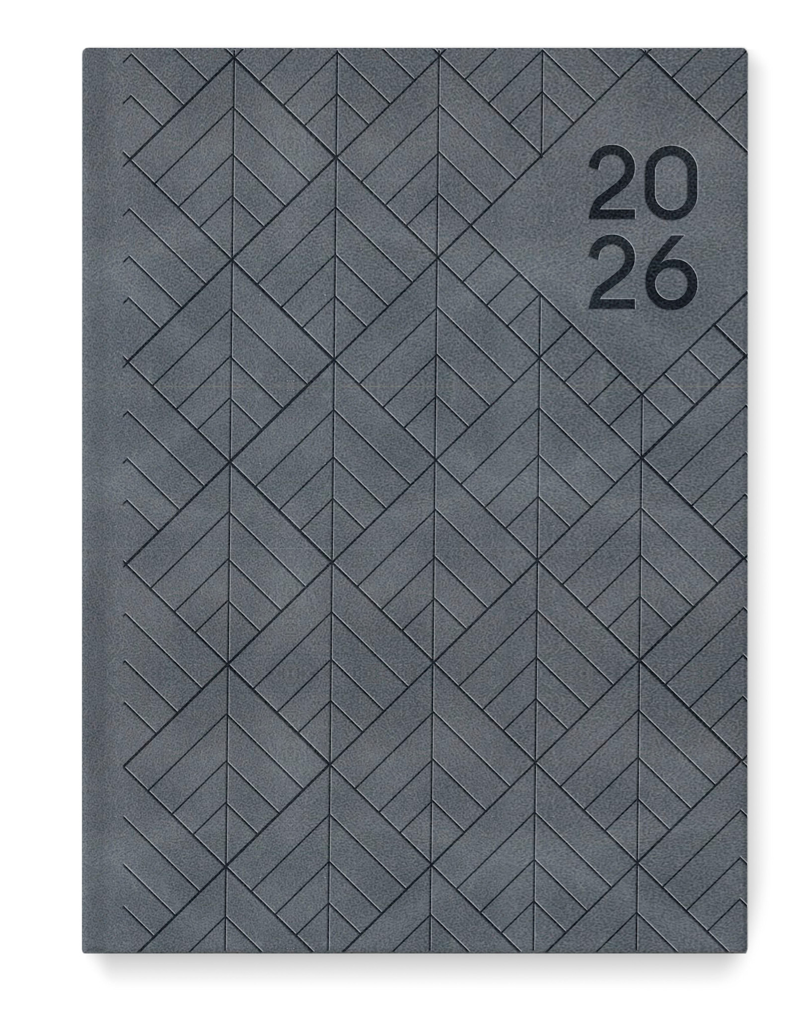 CARTOTHEQUE Agenda Civil semainier vertical Gris 2026 17,5x24,5cm