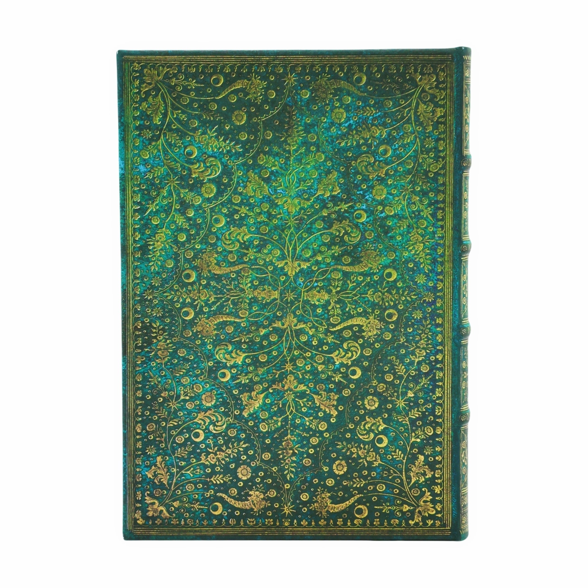 PAPERBLANKS Carnets à couverture rigide Fleur d’Émeraude Midi Ligné