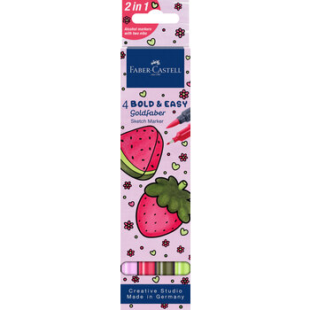 FABER CASTELL Gofa Sketch Marker x 4 Bold Easy I