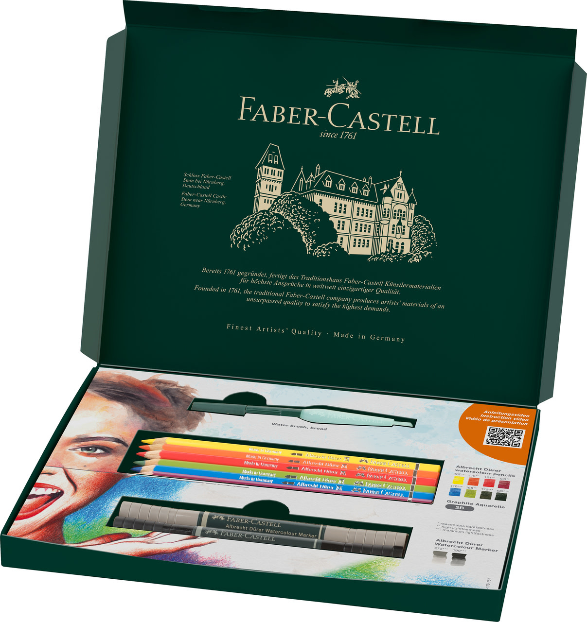 FABER CASTELL Set découverte A. Dürer aquarelle, 12 pieces