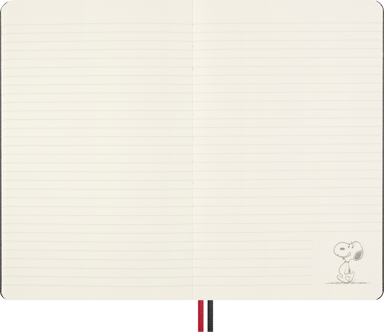 MOLESKINE Coffret Collector Peanuts -  Carnet Snoopy + 4 Crayons