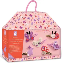 JANOD 6 Barrettes À Créer - Flower Garden  