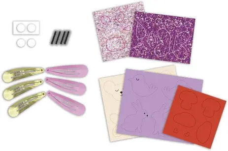 JANOD 6 Barrettes À Créer - Flower Garden