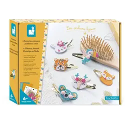 JANOD 6 Barrettes A Créer - Animaux Pailletes