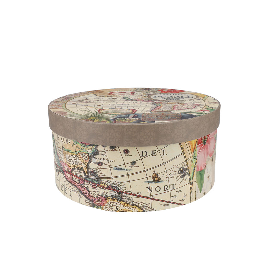 KIUB Gt Puzzle 1000 Pcs 50 X 70 Cm + Pochon - Mappemonde