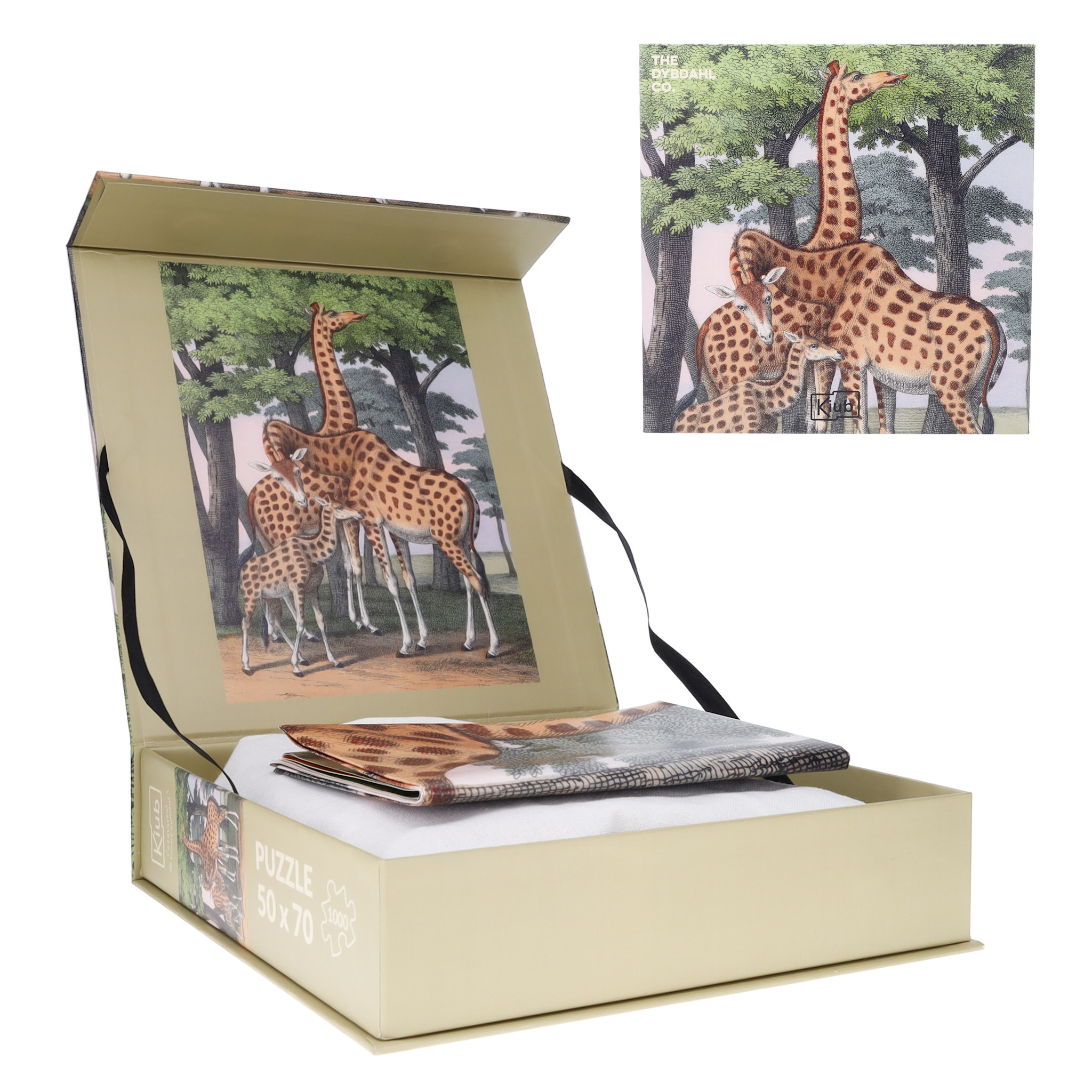 KIUB Puzzle 1000 Pcs + Pochon The Dybdahl V Girafes