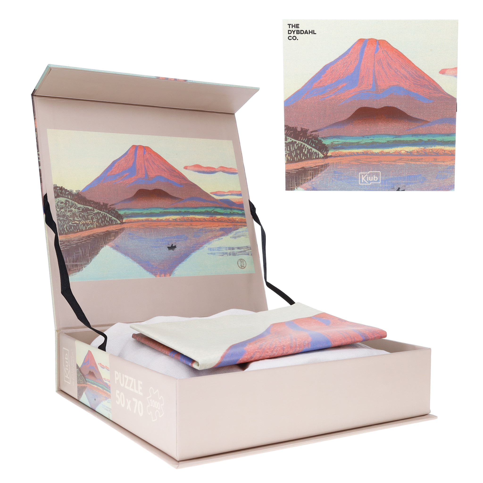 KIUB Puzzle 1000 Pcs + Pochon The Dybdahl H Mt Fuji Aube