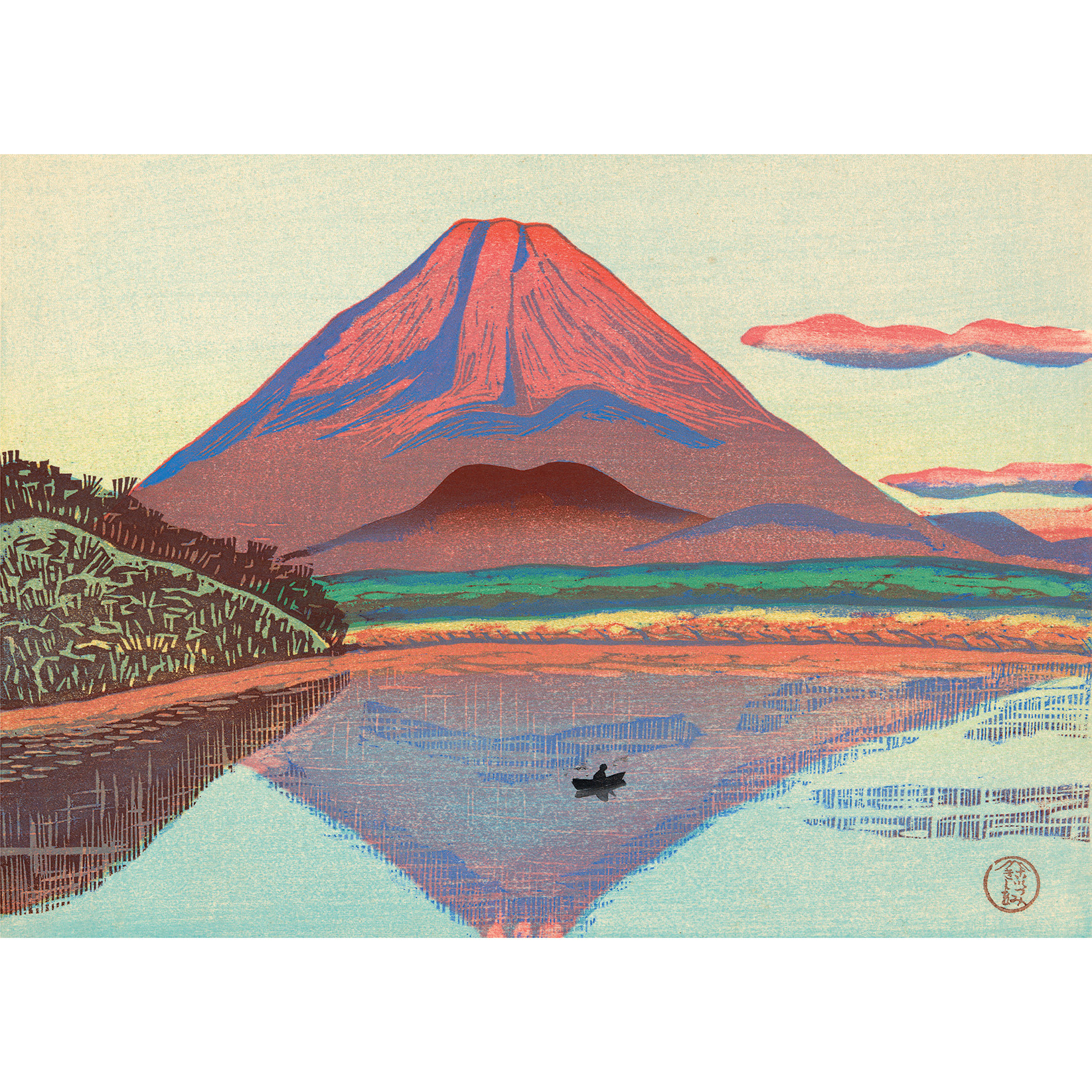 KIUB Puzzle 1000 Pcs + Pochon The Dybdahl H Mt Fuji Aube