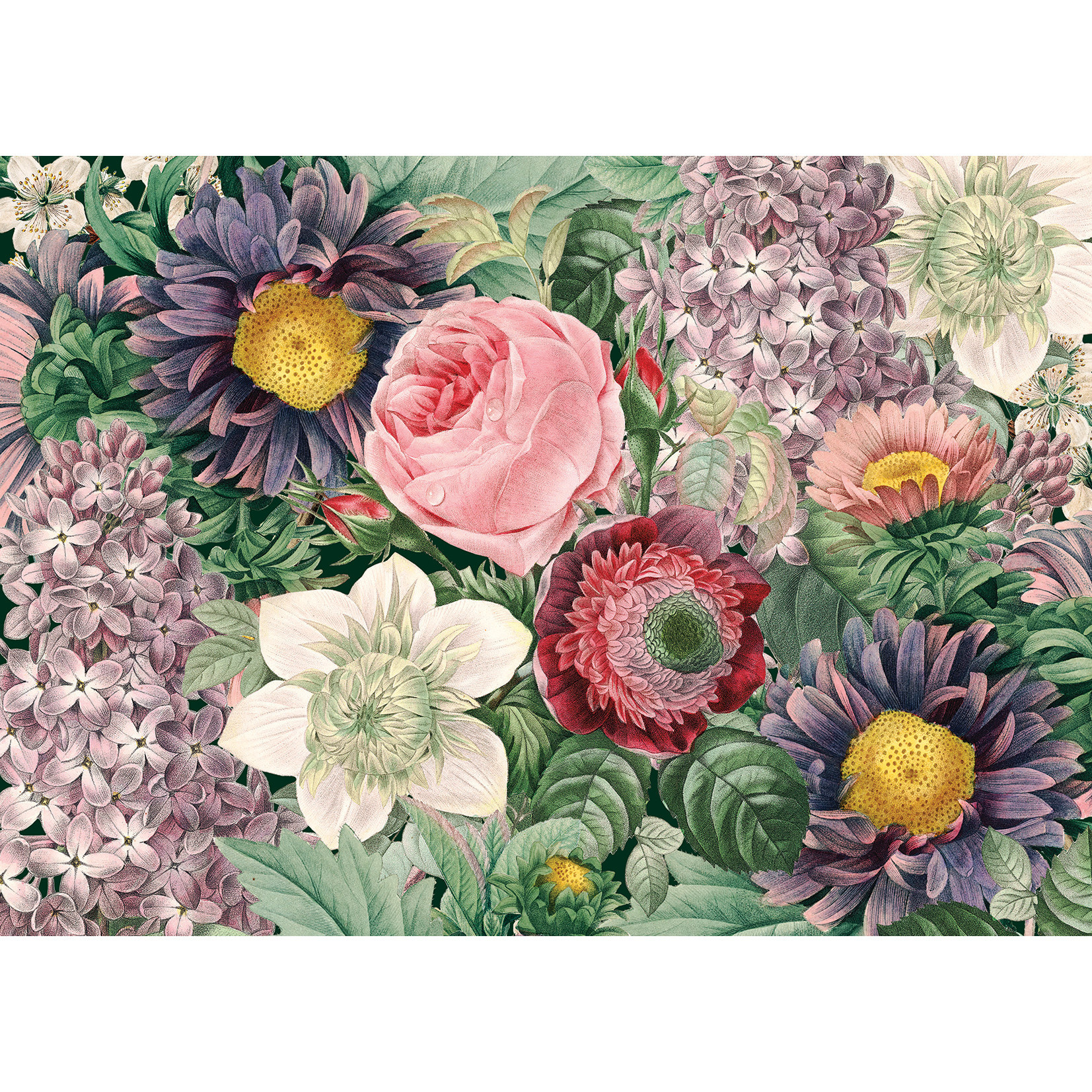 KIUB Puzzle 1000 Pcs + Pochon The Dybdahl H Fleurs